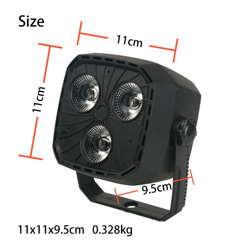 Par Lights 12 LED RGBW DJ 4 в 1 Disco Light DMX Controller Effect For KTV Stage Lighting|Эффект освещения сцены| |