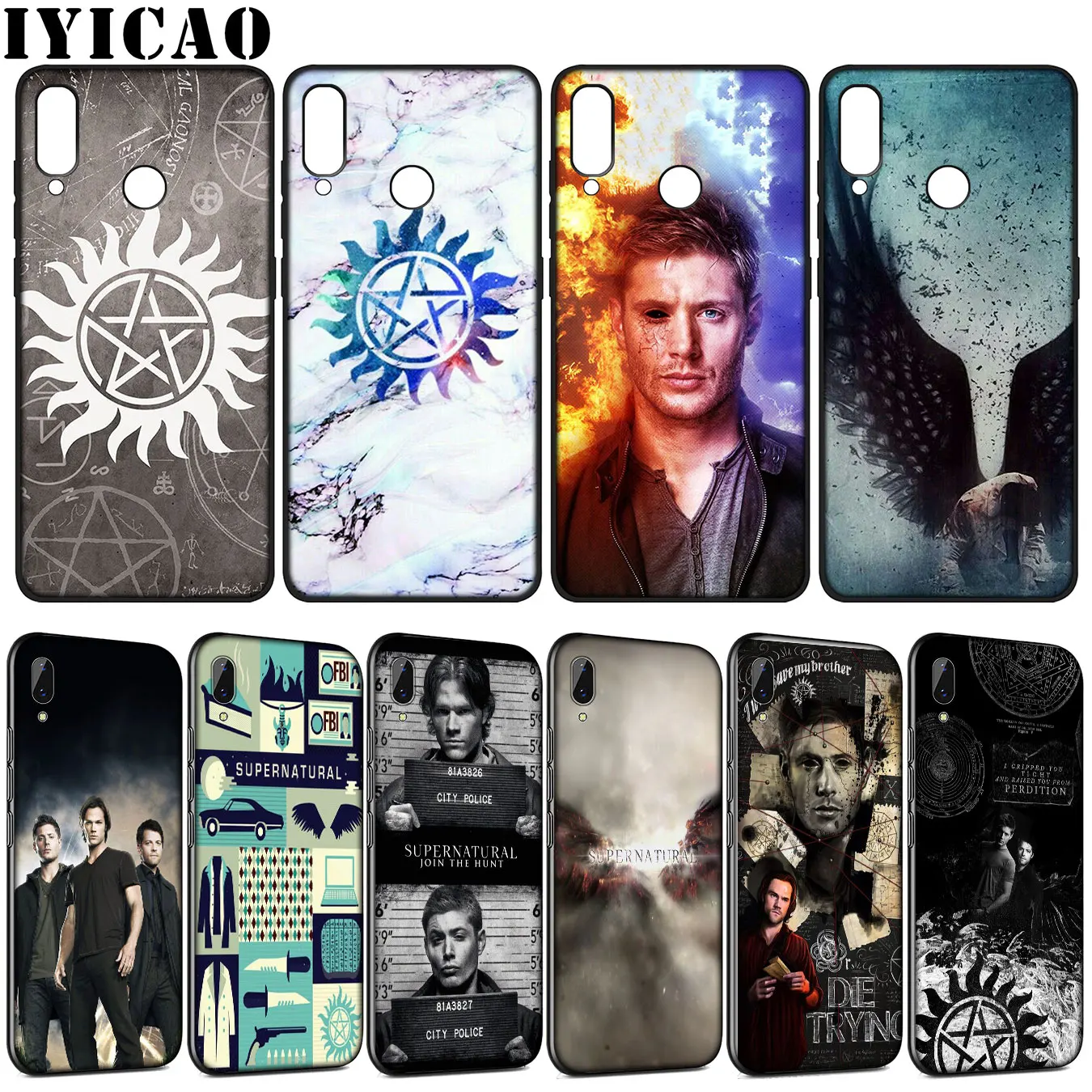 Сверхъестественный мягкий чехол для Huawei Y9 Y7 Y6 Prime 2019 2018 Honor 20 10 9 9X 8C 8X 8 Lite 7C 7X 7A