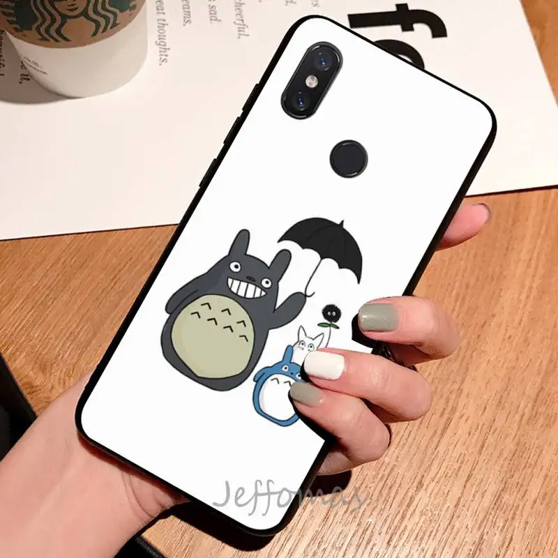 

Cute Totoro Spirited Away Phone Case For Xiaomi Redmi note 7 8 9 t max3 s 10 pro lite