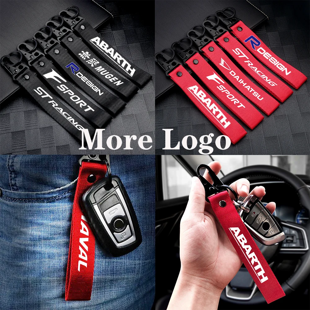 

1PCS Car Ribbon Keychain Key Chain Lanyard For Audi SQ3 SQ5 SQ7 S1 S2 S3 S4 S6 S8 RS5 RS4 4H D4 Sline Quattro TT B5 C7 4F 8L A7