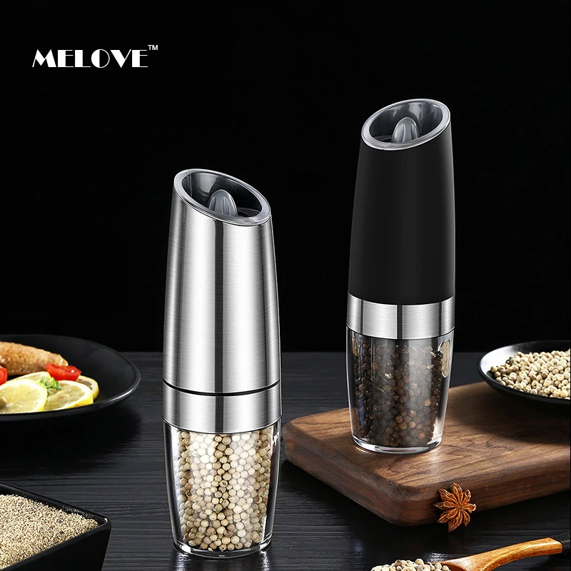 

Electric Pepper Grinder Mill Automatic Gravity Shaker Spice and Pepper Grinder Adjustable Coarseness Kitchen Grinder Tools