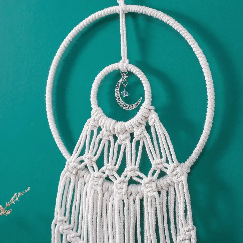 Boho Handmade Dreamcatcher Wall Art Perfect Bohemian Decor for Living Room Dining Office | Дом и сад
