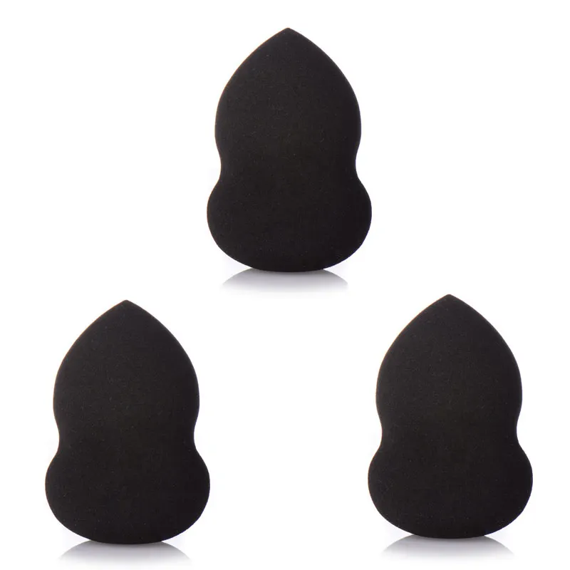 3PC Gourd 1/3 шт косметический спонж для Макияжа Косметический спонж черный набор пуф Гидрофильная Пудра основа губка для лица пуховка для макияжа - Цвет: 3PC Gourd