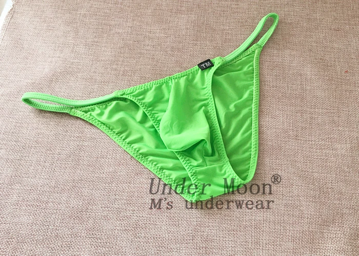 Мужское Прозрачное нижнее белье из полиэстера с заниженной талией ультратонкие