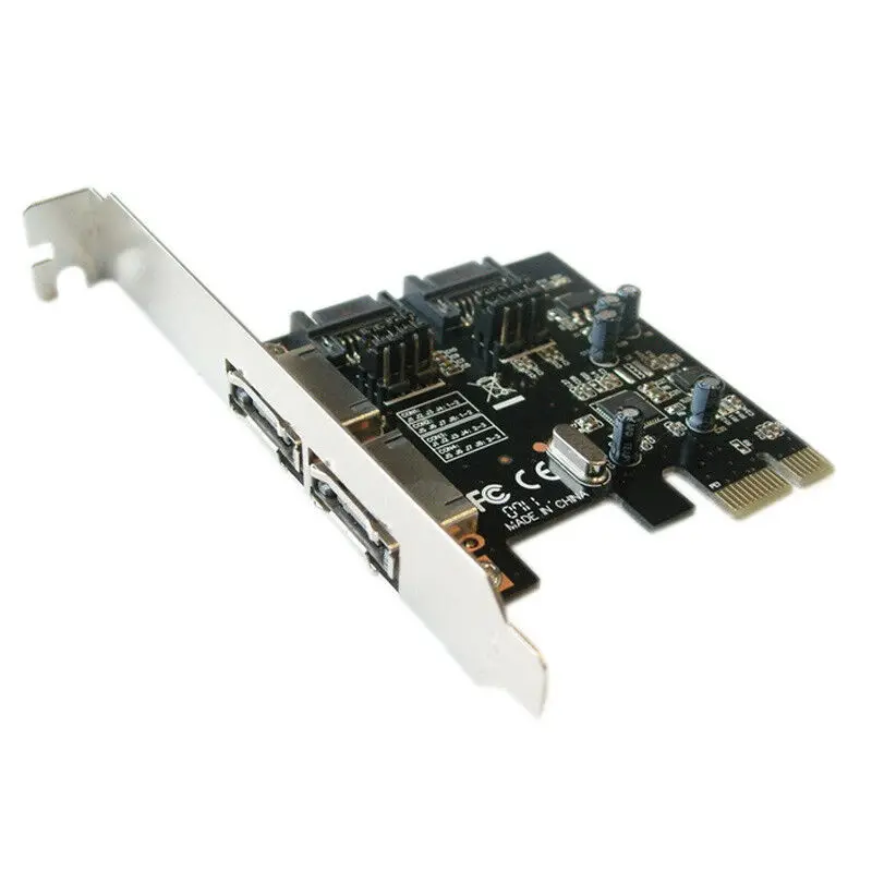 Pci-E для Sata3 Pci E Sata3.0 6 ГБ/сек. карта расширения Ssd Asmedia Asm1061 | Компьютеры и офис