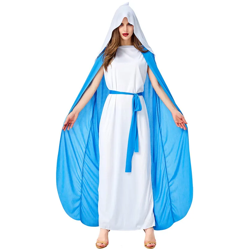 Женское платье для косплея богини женское с рисунком на Хэллоуин карнавала