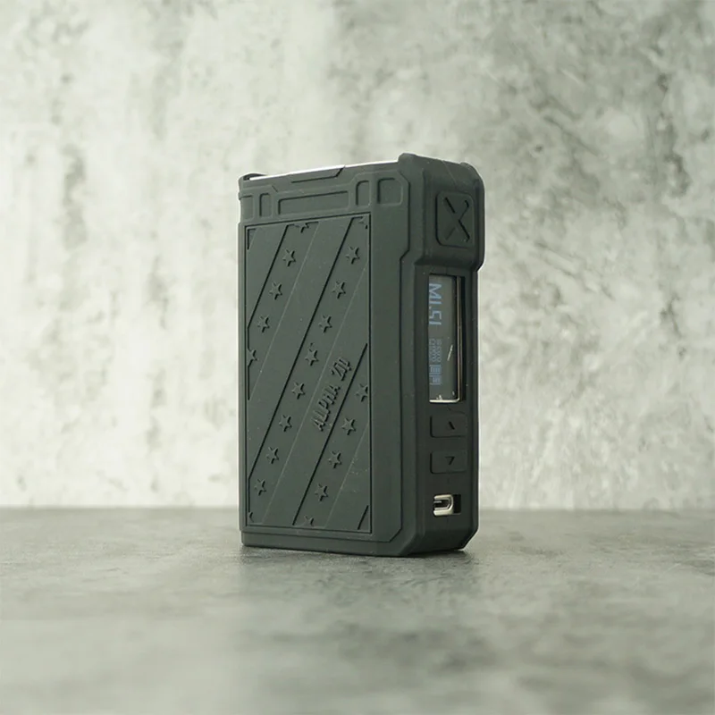 Текстурированная Кожа для VOOPOO ALPHA, комплект на молнии, мод, щит, вейп, силиконовый чехол, обёрточная бумага, рукав, наклейка, оболочка, гель для VOOPOO ALPHA, на молнии, мод