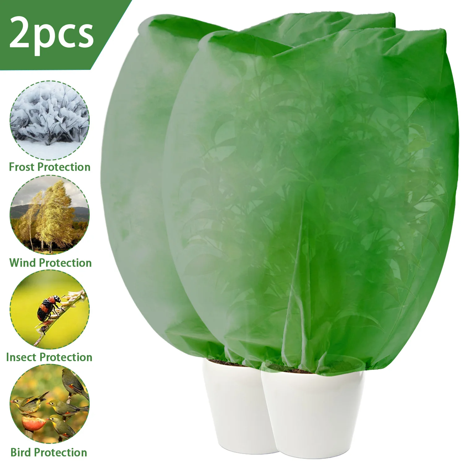 2 шт. зимние защитные сумки с растительным деревом теплая ткань для мороза одеяло