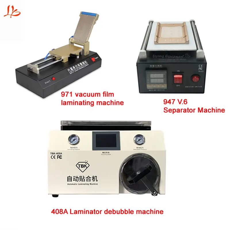 Полный комплект OCA вакуумный пленочный ламинатор ЖК сепаратор встроенный 8