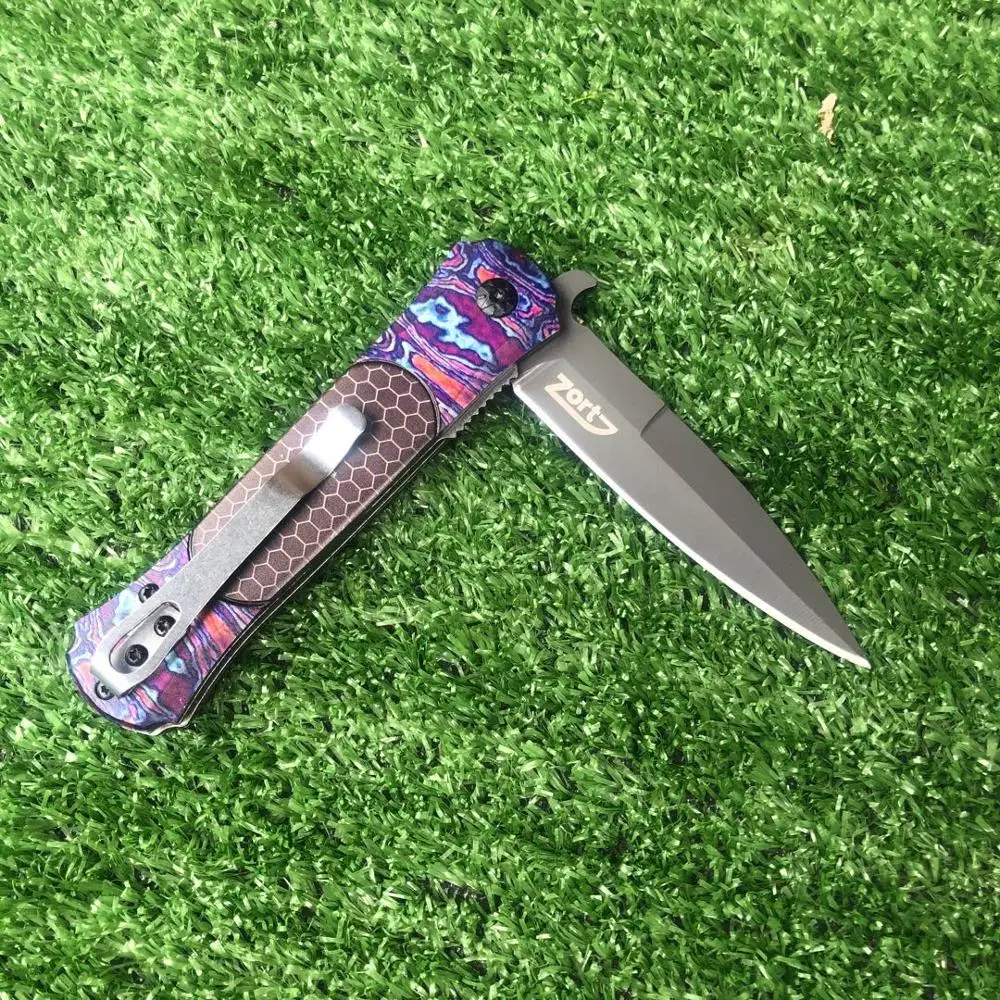 Мини-Спиннер радужного цвета нож для фруктов кемпинга маленький складной