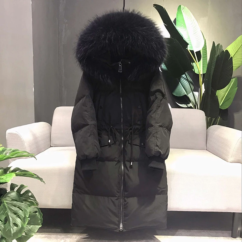 2021 женские утиные пуховики пальто Женская куртка-пуховик манто роковой зимняя
