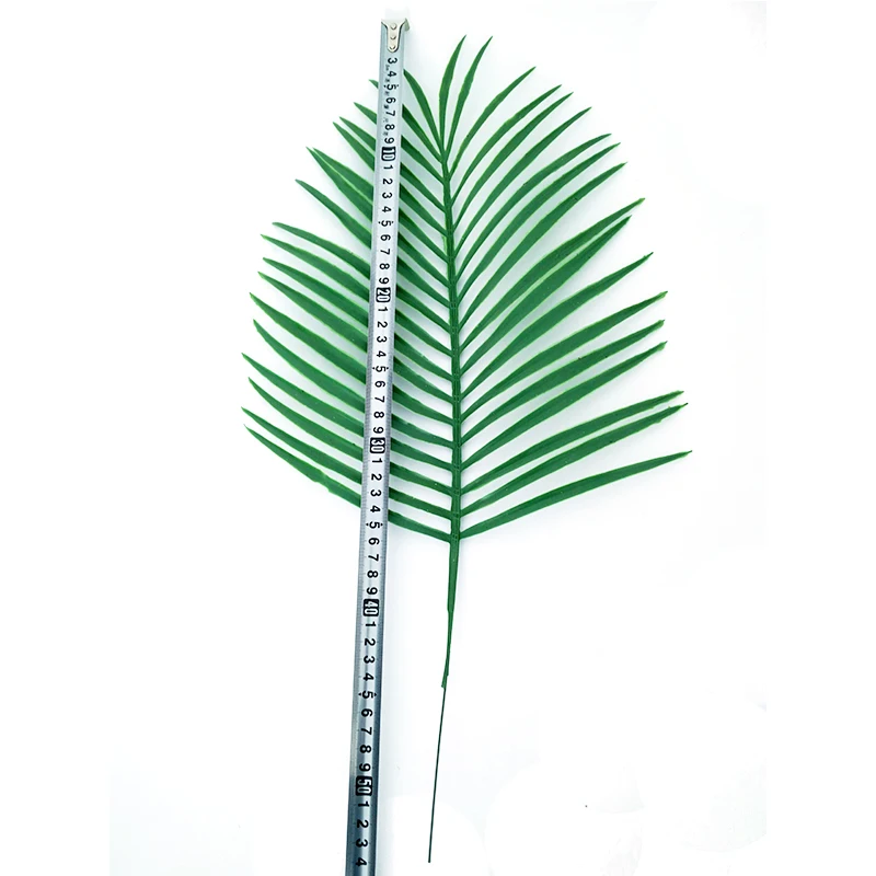 Искусственная Пальма-де-Пальма для Коко-де-арбол hoja rama Frond boda jardina decoración al aire libre