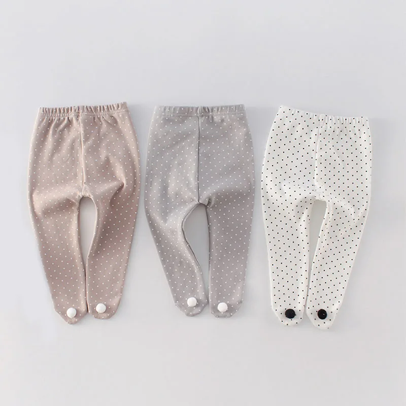 

2020 Spring And Autumn New Baby Cotton Pantyhose Baby Boy Girl Cute Polka Dot Wild Pp Pants Girls Tights