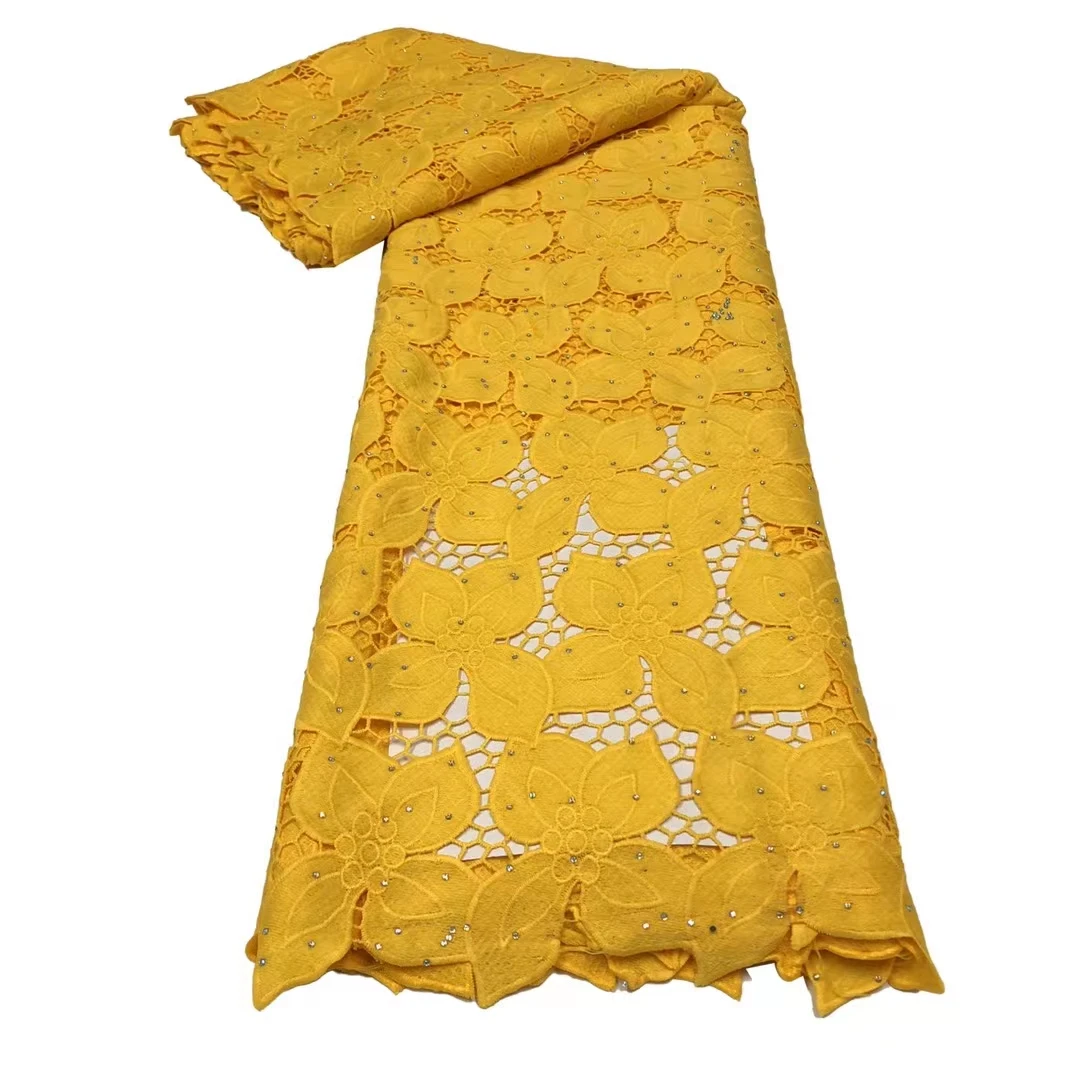 

RG07 красивая вышитая молочно-шелковая кружевная ткань с цветами, Лидер продаж, Африканское гипюровое кружево для модного платья!