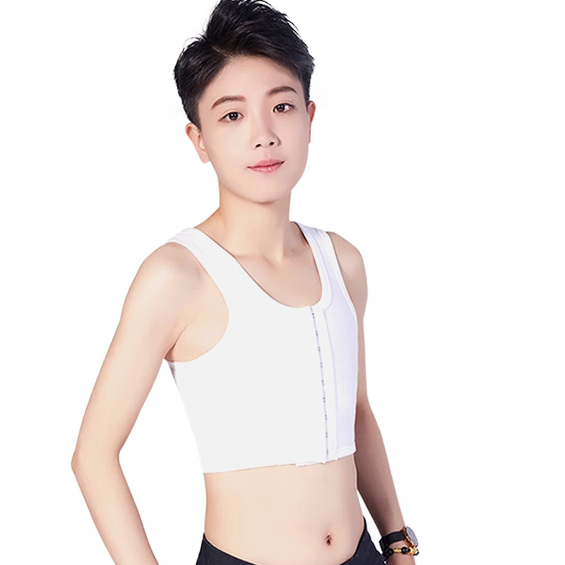 Короткий корсет бюстье для груди Tomboy спортивный топ лесбиянок свободное дышащее