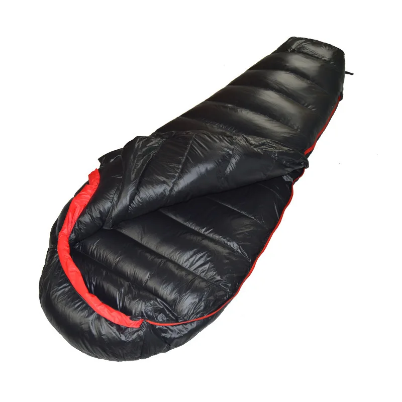 

Mommy type feather of outdoor camping sleeping bag to keep warm down sleeping bag portable camping goose down