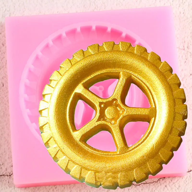 3D шина силиконовая форма детский день рождения кекс Топпер искусственная глина
