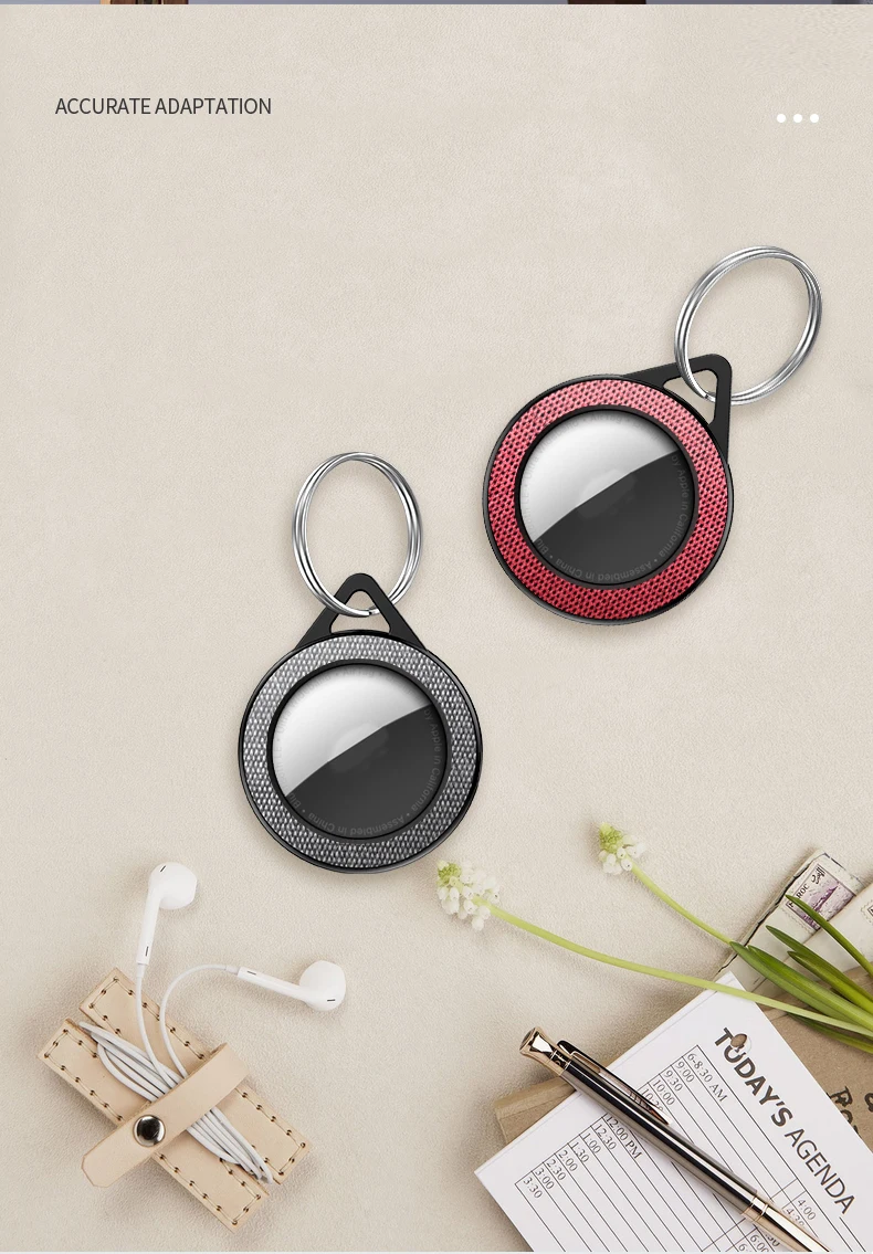 

Hot Fabric Protective Case For AirTag Tracker Protection Cloth Hard Case Anti-Lost Device Protector Shell For Airtag Accessories