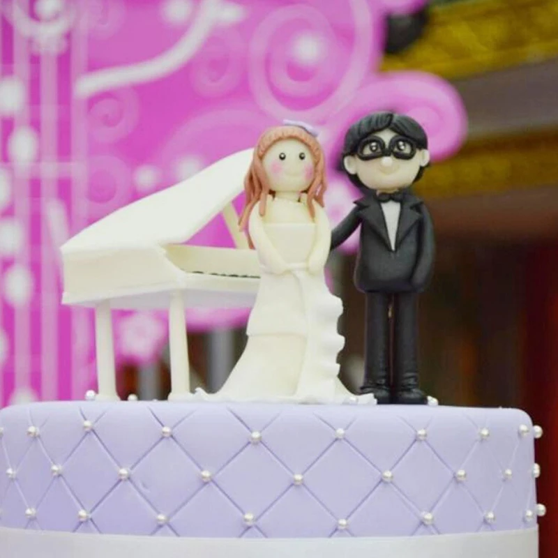 6 шт 3d частей Женщины фигуры Торт Плесень Фондант художественное украшение