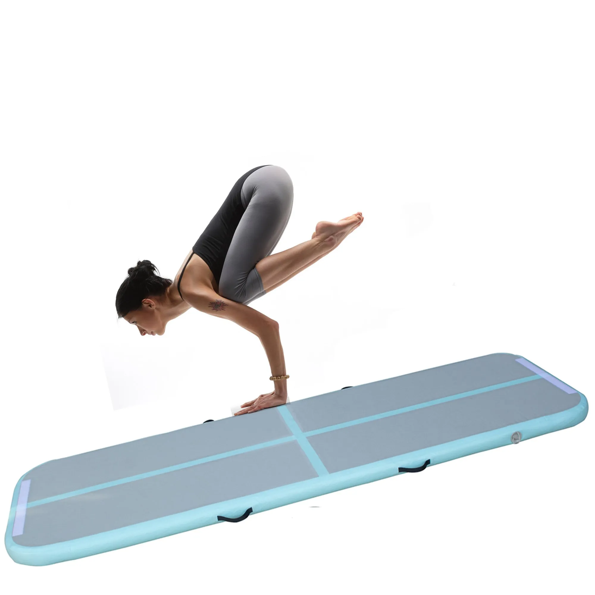 Надувной гимнастический коврик 10 футов воздушная дорожка для акробатики с