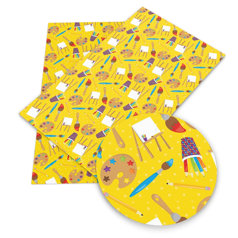 Back to School сандалии из тисненой кожи ткани Искусственная кожа листов 20*33 см для