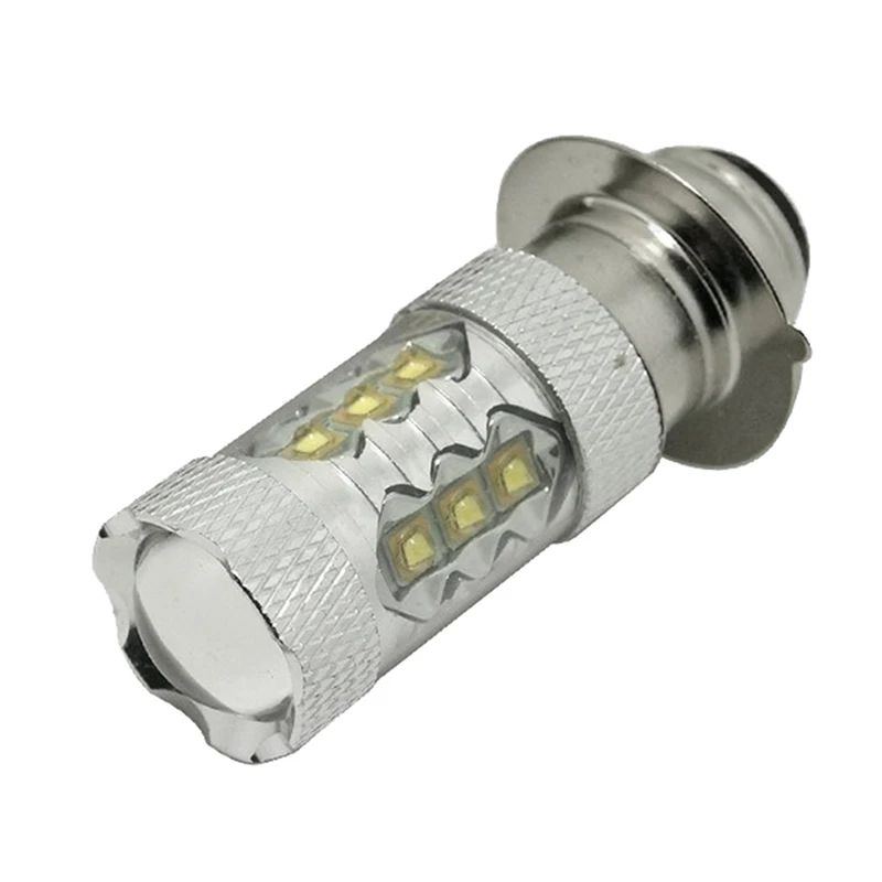 

12V H6 80 Вт 16LED головной светильник тумана светильник дневного светильник лампочка мотоцикла светильник