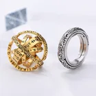 Винтажное модное кольцо с астрономическим шариком для женщин и мужчин, ферическое раскладное кольцо с изображением Вселенной и 12 созвездиями, ювелирные изделия в подарок