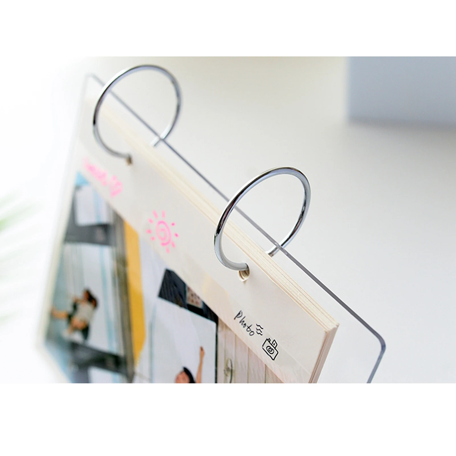 Фотоальбом 3/5 дюйма акриловый прозрачный для украшения дома | Дом и сад