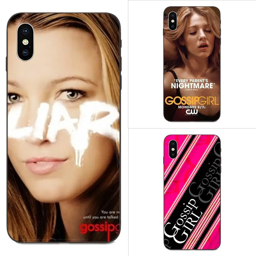 ТВ шоу Сплетница губы Мягкий ТПУ арт чехол накладка с принтом для Xiaomi mi x Max Note 2 2S 3