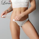 LEVAO женские сексуальные кружевные трусики с высокой посадкой женские удобные сетки, нижнее белье, трусы, нижнее белье прозрачные женские, близко расположены чашечки, одноцветное нижнее белье