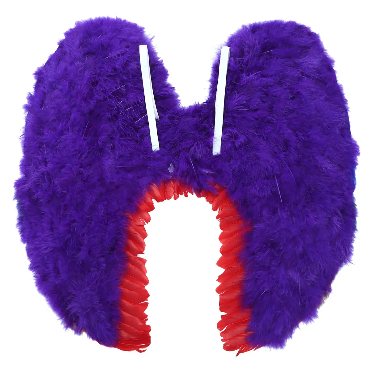 Радужные складные крылья сказочного ангела перо для косплея реквизит фотосессии