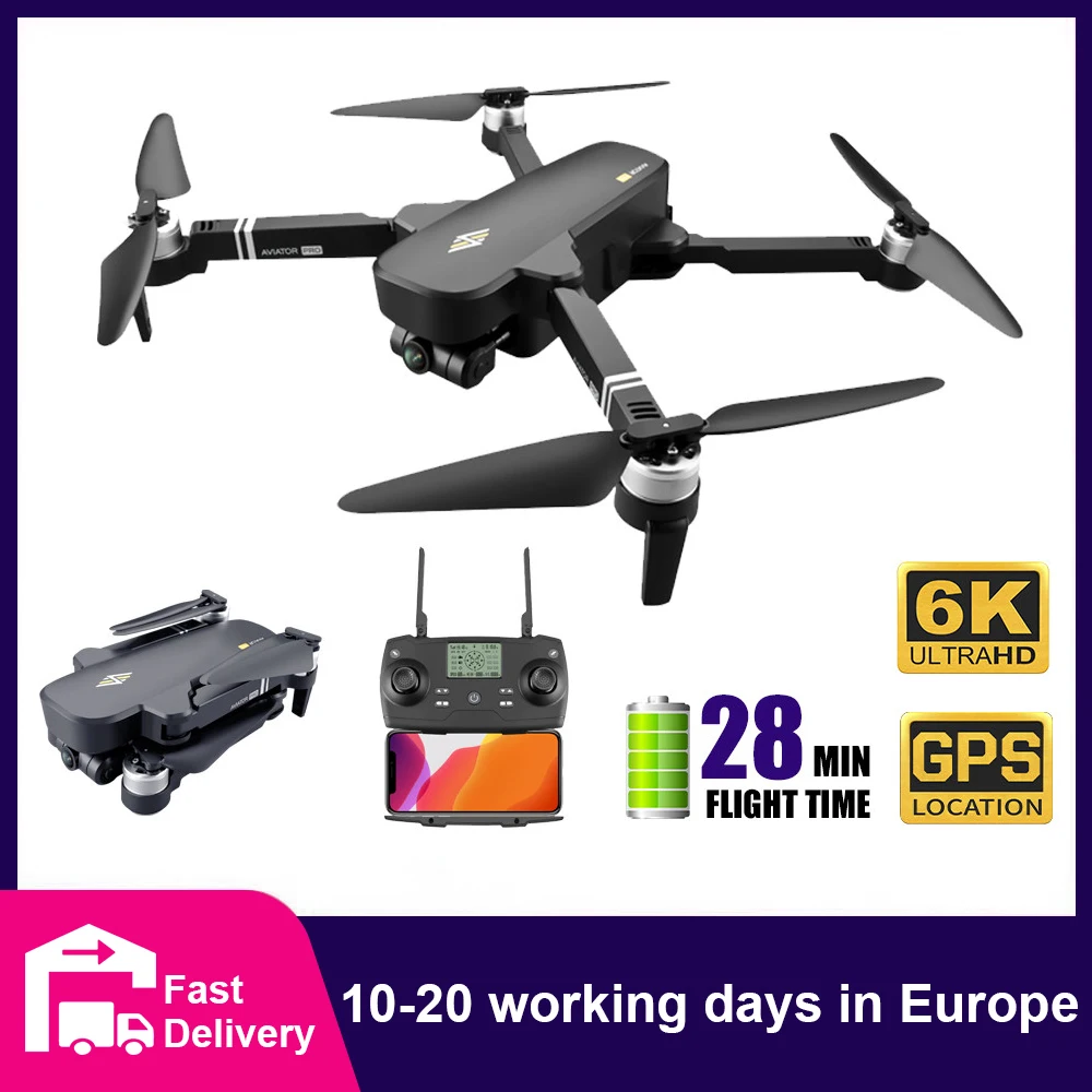 La migliore promozione 60% di SCONTO - CONUSEA 8811 Pro Drone 6K con  telecamera cardanica a 2 assi FPV 28min tempo di volo droni GPS  professionale RC Quadcopter VS F11 Pro