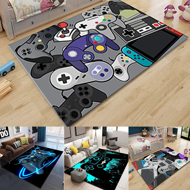 Игровые коврики с контроллером нескользящий напольный коврик для дома спальни и