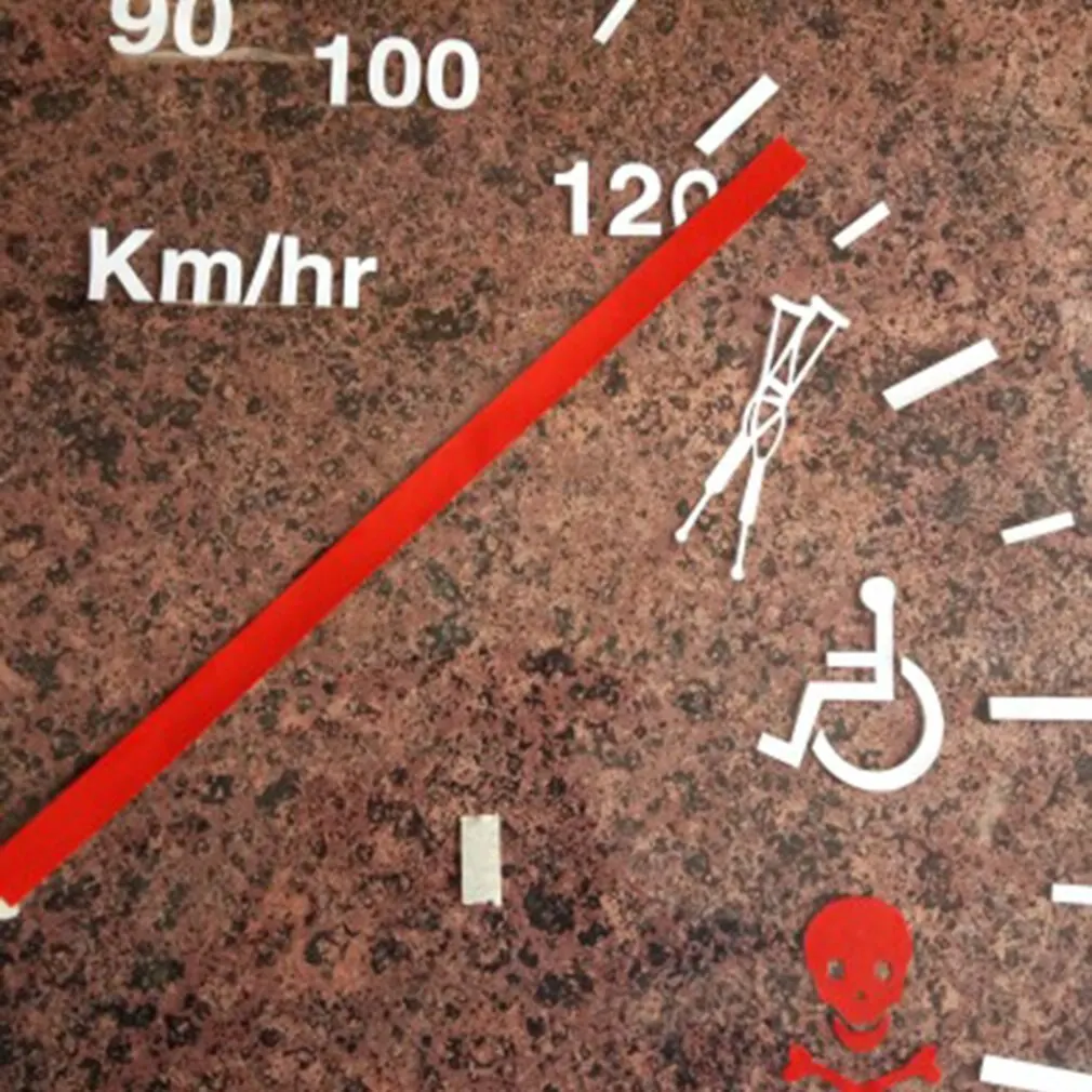 Скоростной безопасный предупреждающий Забавный кластер спидометра наклейка для