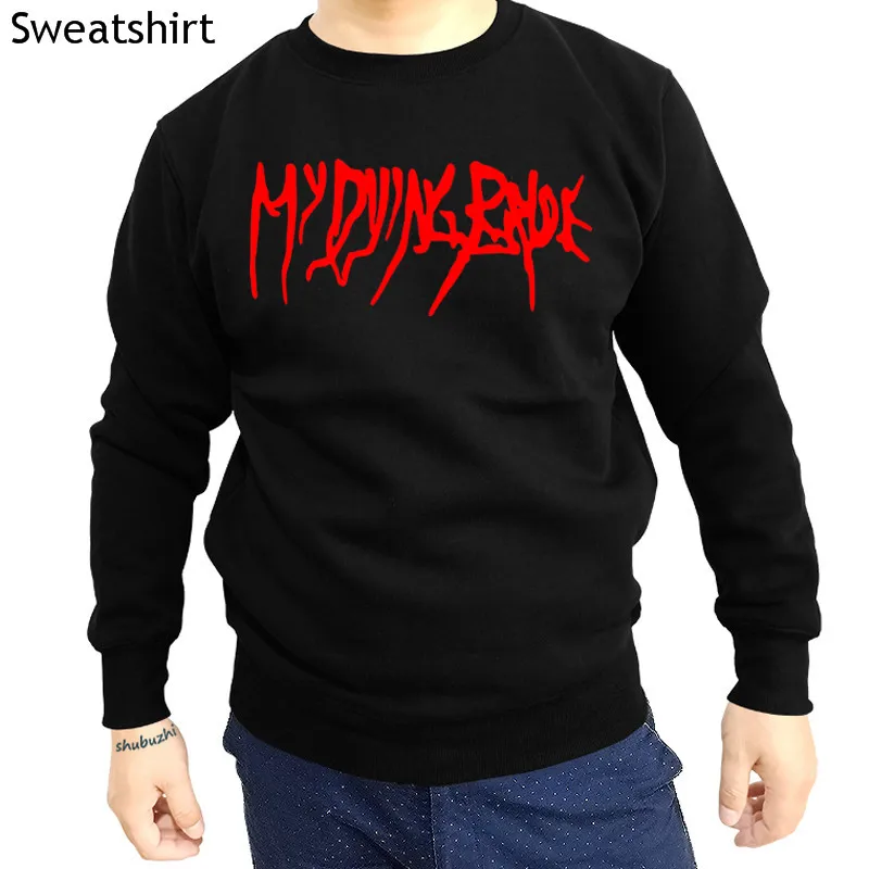 

My Dying Bride Band Logo hoodies Sleeve hoody autumn Men tops Clothing Cotton Brand New hoodies Top sbz1078