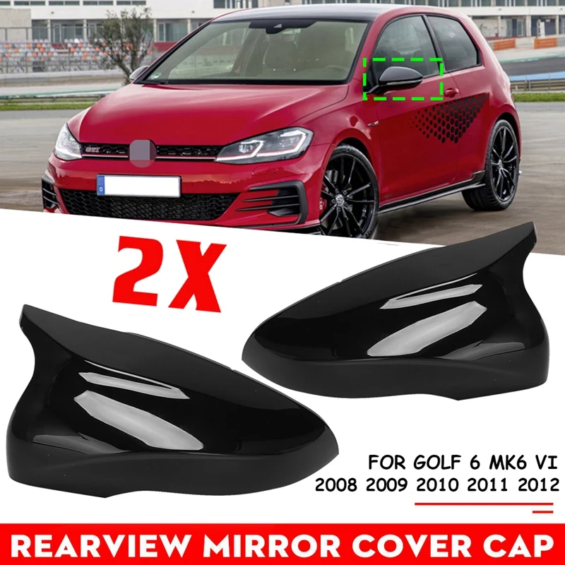 

AU05 -Rear View Mirror Case Cover Side Wing Mirror Shell for Golf 6 MK6 VI 2008 2010 2011 2012 Car Accessory