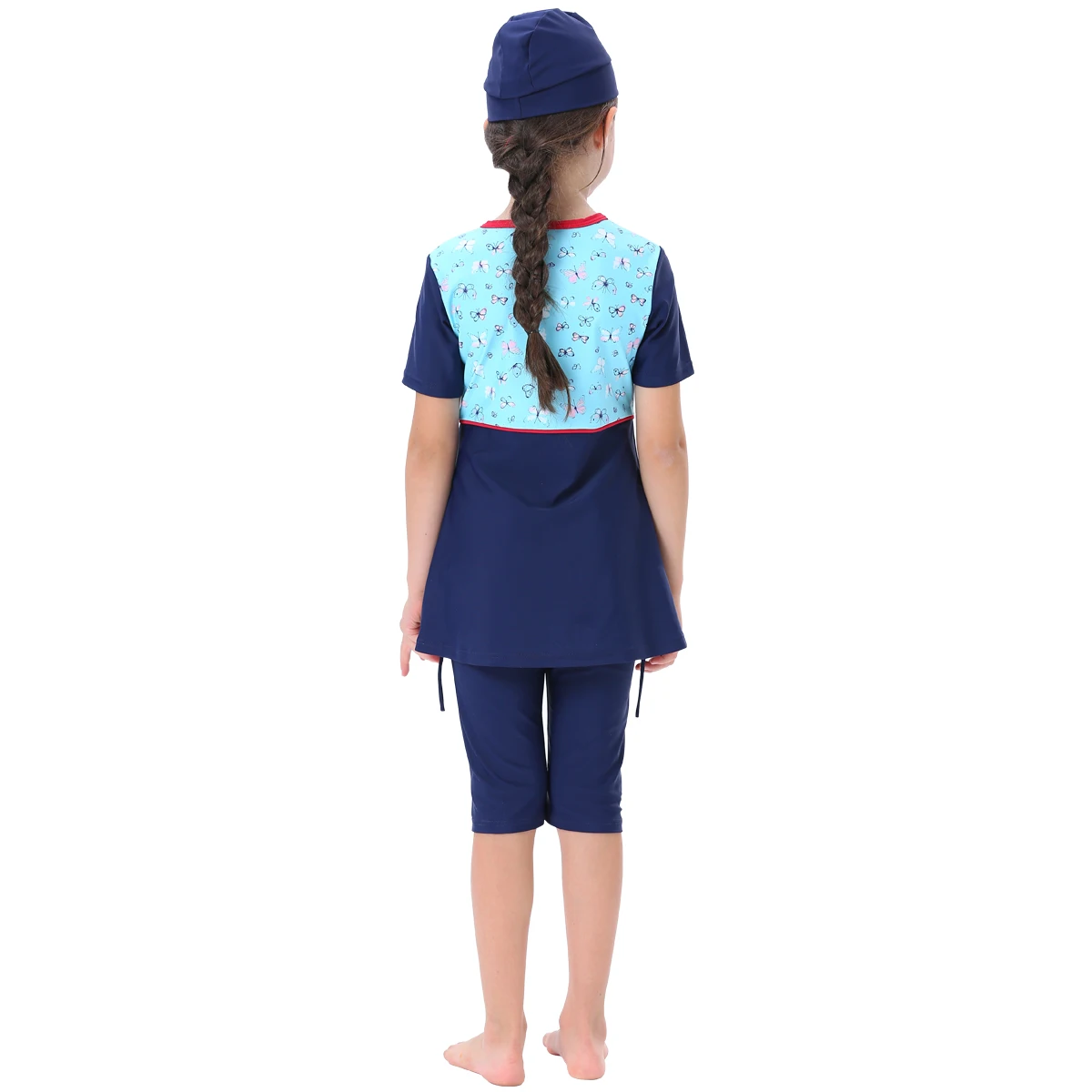 Мусульманские купальники для девочек детские в исламском буркине костюмы