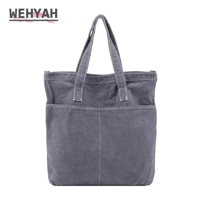 

Дизайнерские холщовые сумки Wahyah для женщин, повседневные тоуты через плечо, клатчи, портмоне, Дамская литературная большая школьная сумка ZY097