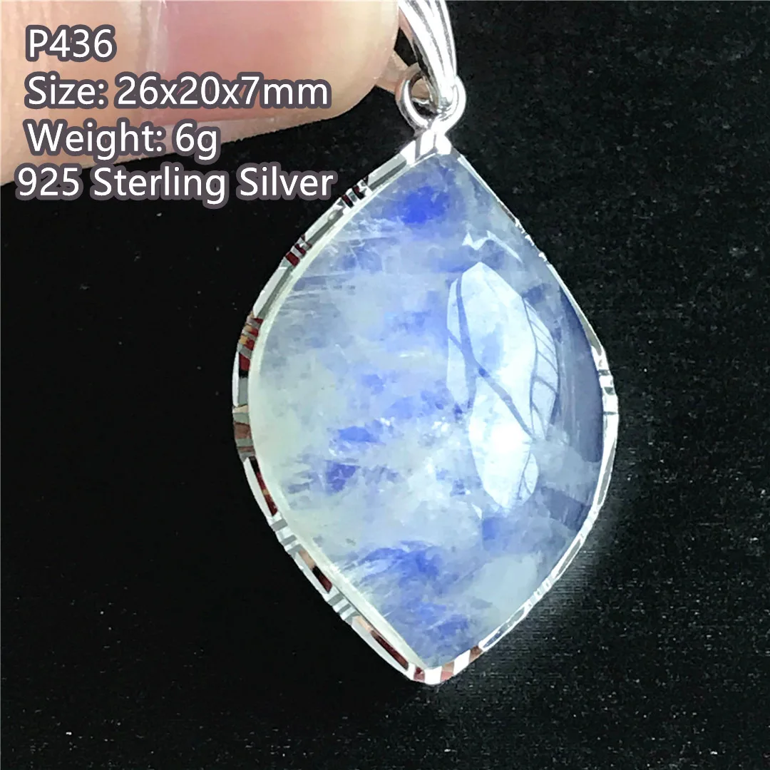 

Подвеска из натурального лунного камня для женщин и мужчин, ювелирное изделие из серебра 925 пробы с кристаллами, подарок на удачу, лечебный п...