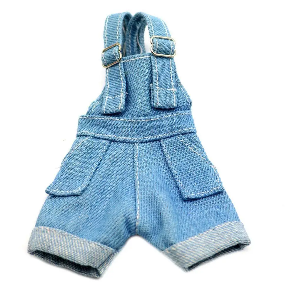 

Fashion Suspenders Trousers Outfits Set For 29cm Dressing House Doll Accessories Play BJD Overalls SD Up Doll Clothes J4L3