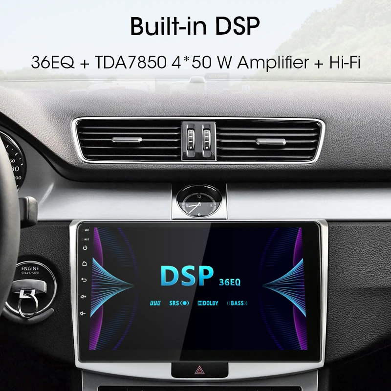 Android 8,1 автомобильный Радио мультимедийный плеер для VW Volkswagen Passat B7 B6 Magotan CC 2010- 2 Din Авторадио gps навигация RDS