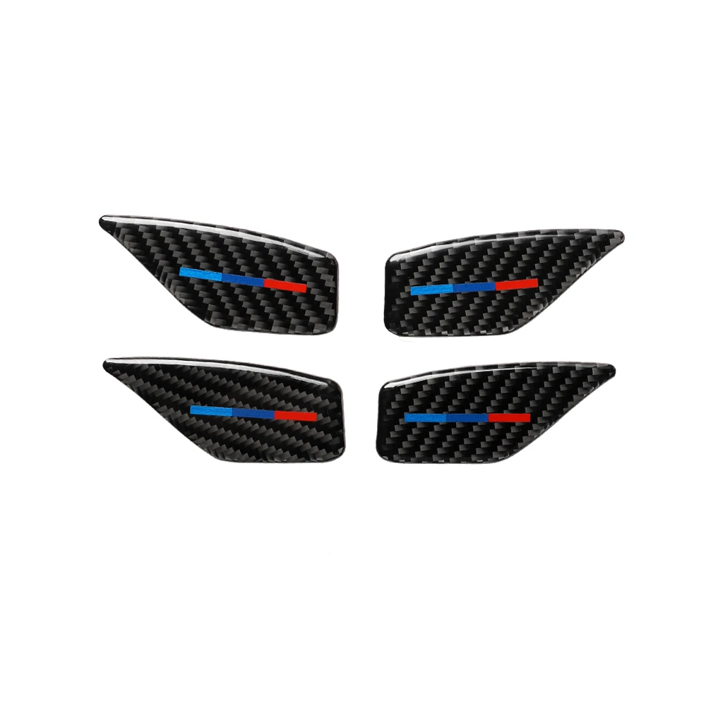 

Carbon Fiber 3D Interior Decoration Frame Cover Trim for BMW 5 Series G30 G38 2017-Present Door Handel 3M Car Stickers Decals