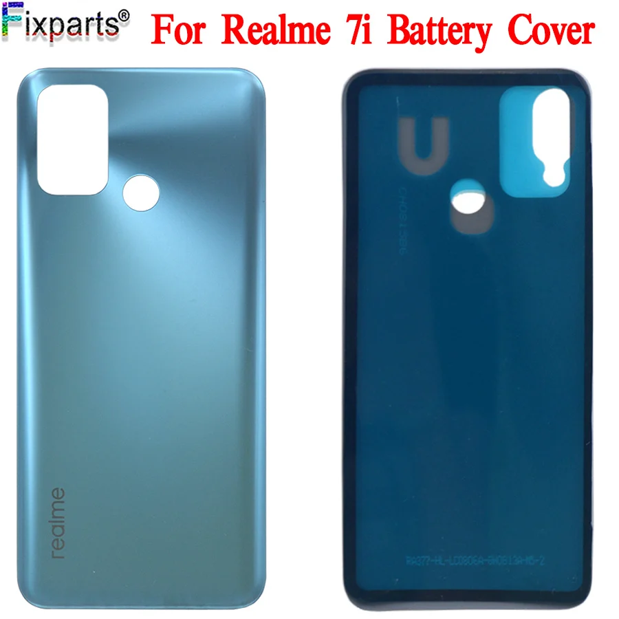 

Крышка батарейного отсека для Realme c17, сменная задняя крышка для Oppo Realme c17 Realme 7i, Крышка батарейного отсека, задняя крышка, чехол на батарейный ...