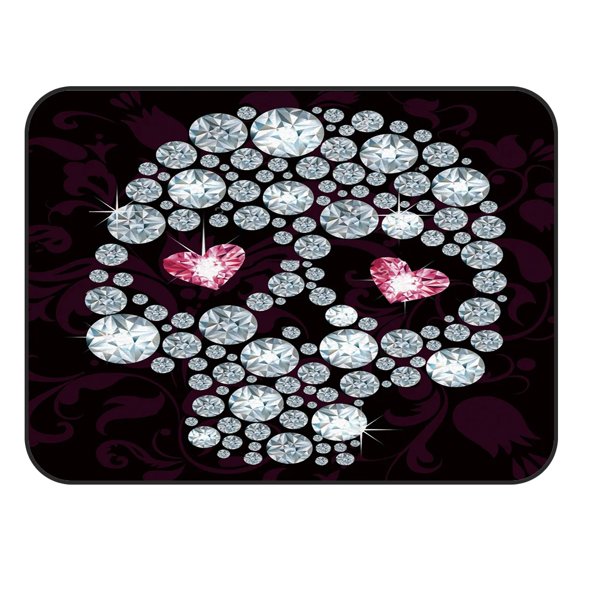 CHARMHOME мягкий ковер Противоскользящий коврик Алмазный с изображением черепа для