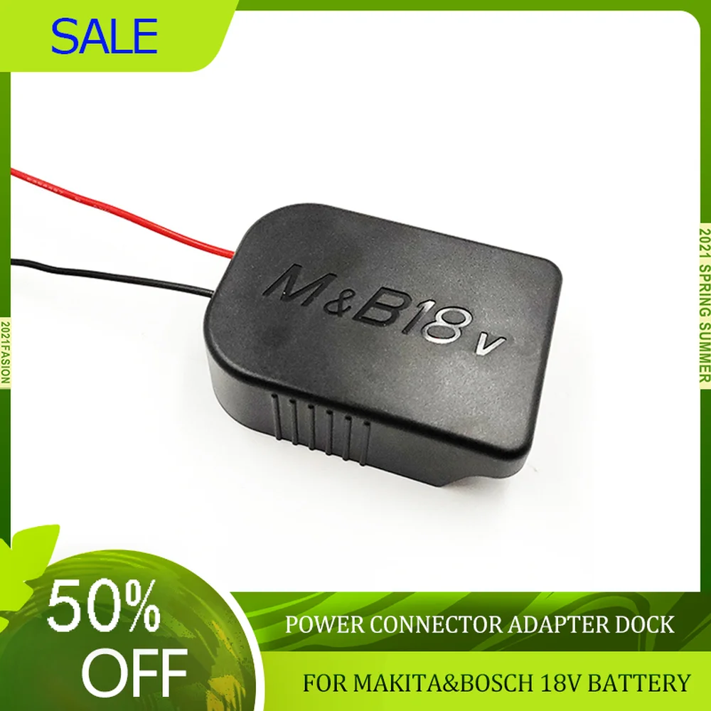

Для адаптеров Makita и Bosch, 18 в, разъем питания, адаптер, держатель док-станции с 12 Awg соединители проводов Power Milwaukee
