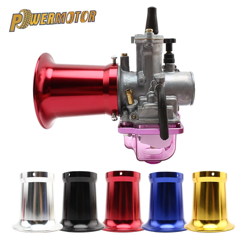 Карбюратор для мотоцикла 50 мм воздушный фильтр гудок PWK KOSO OKO 21 24 26 28 30 PE Moto
