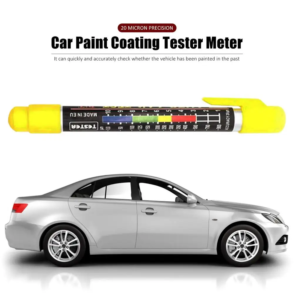 

Color Measurement Scale Second-hand Car Detection Universal Car Paint Thickness Tester Portable Car Paint Coating Tester Meter