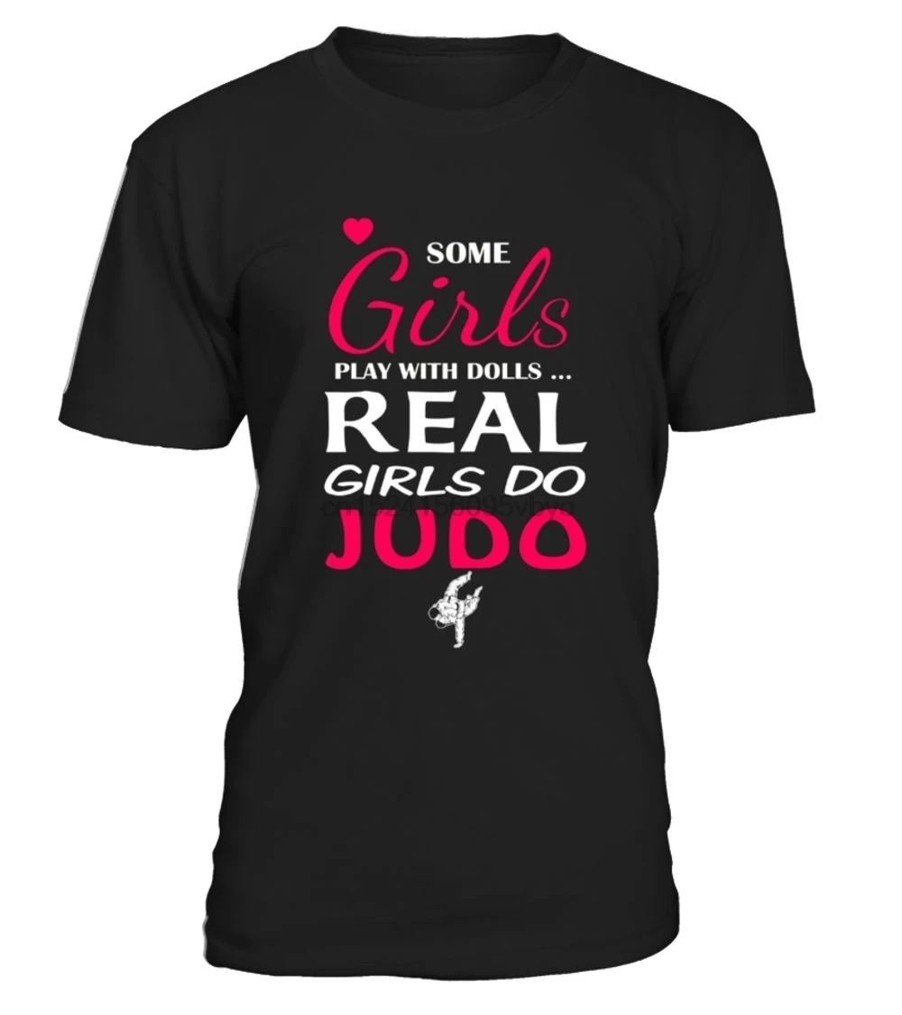 Judo рубашка реальные девушки любовь Judo3 футболка круглый вырез для мужчин|Мужские