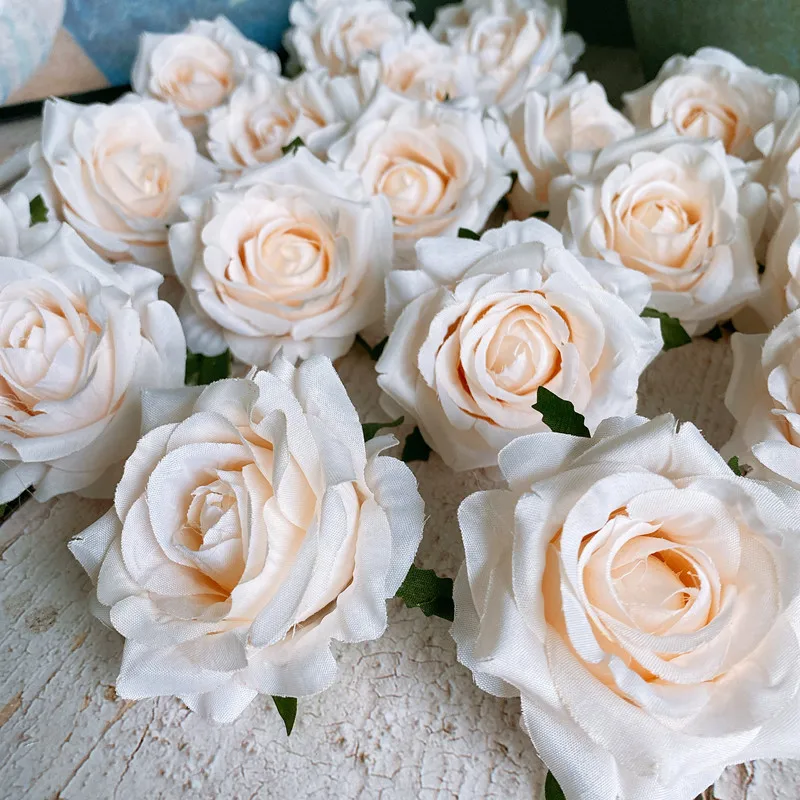 Искусственные цветы розы 5 шт./лот праздничное настенное украшение свадебная