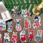 18 шт.сумка, декоративные наклейки в винтажном стиле